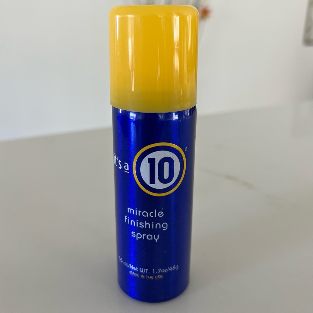 It’s 10 hair spray